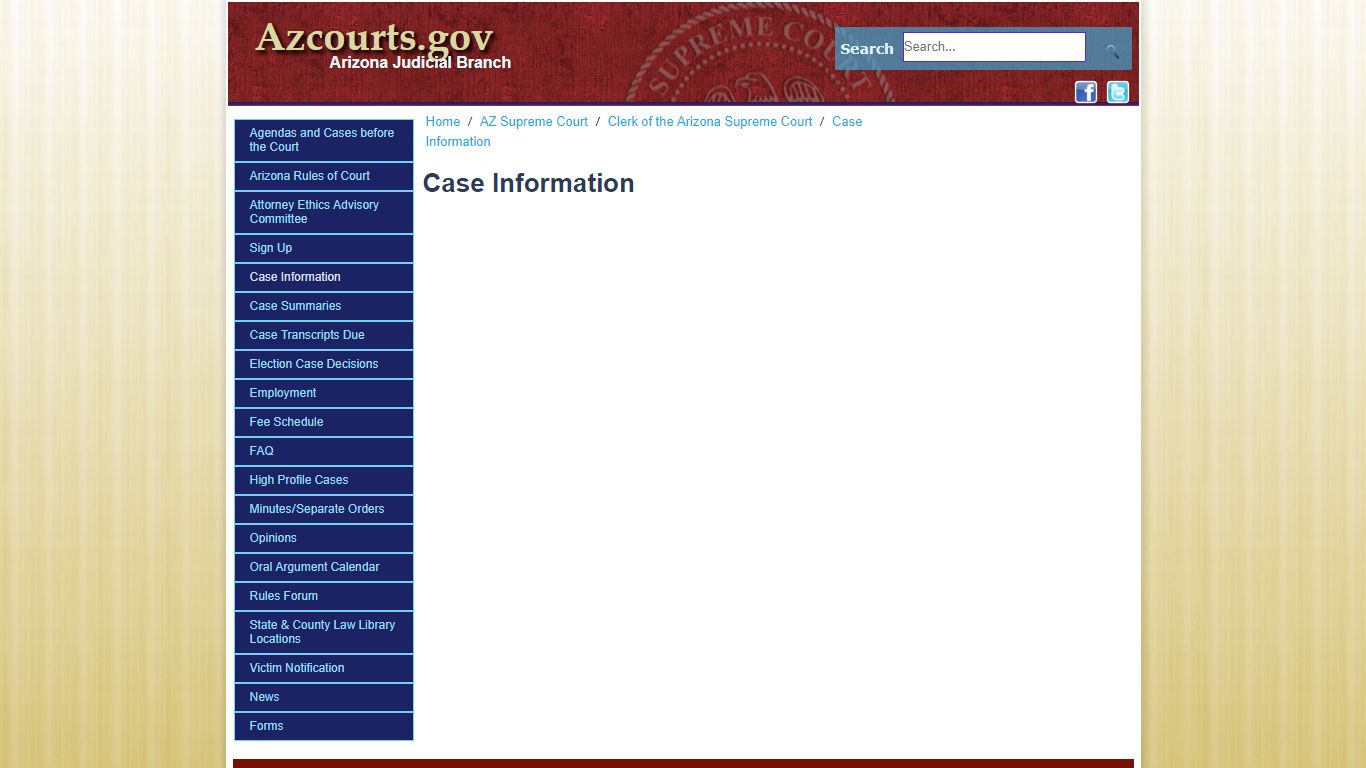 Case Information - azcourts.gov